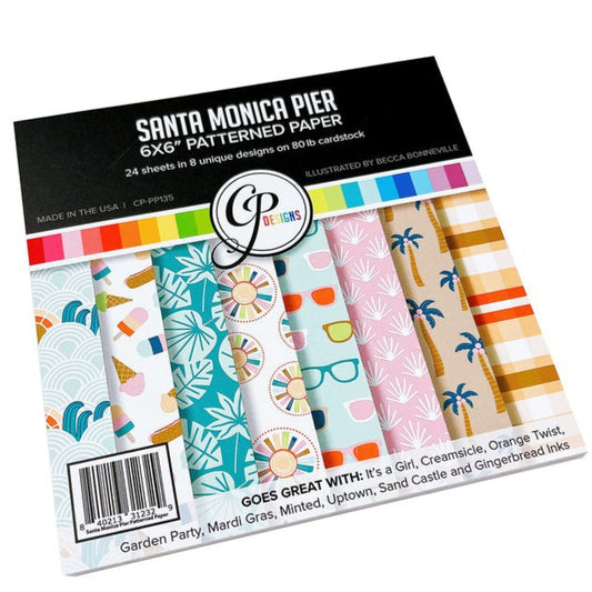 Santa Monica Pier Patterned Paper 