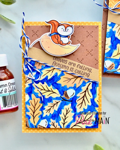 Leaves and Acorns Layering Stencils