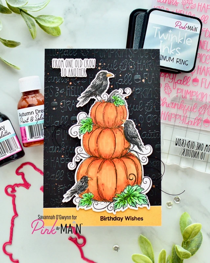 Pumpkins and Crows Stamp Set