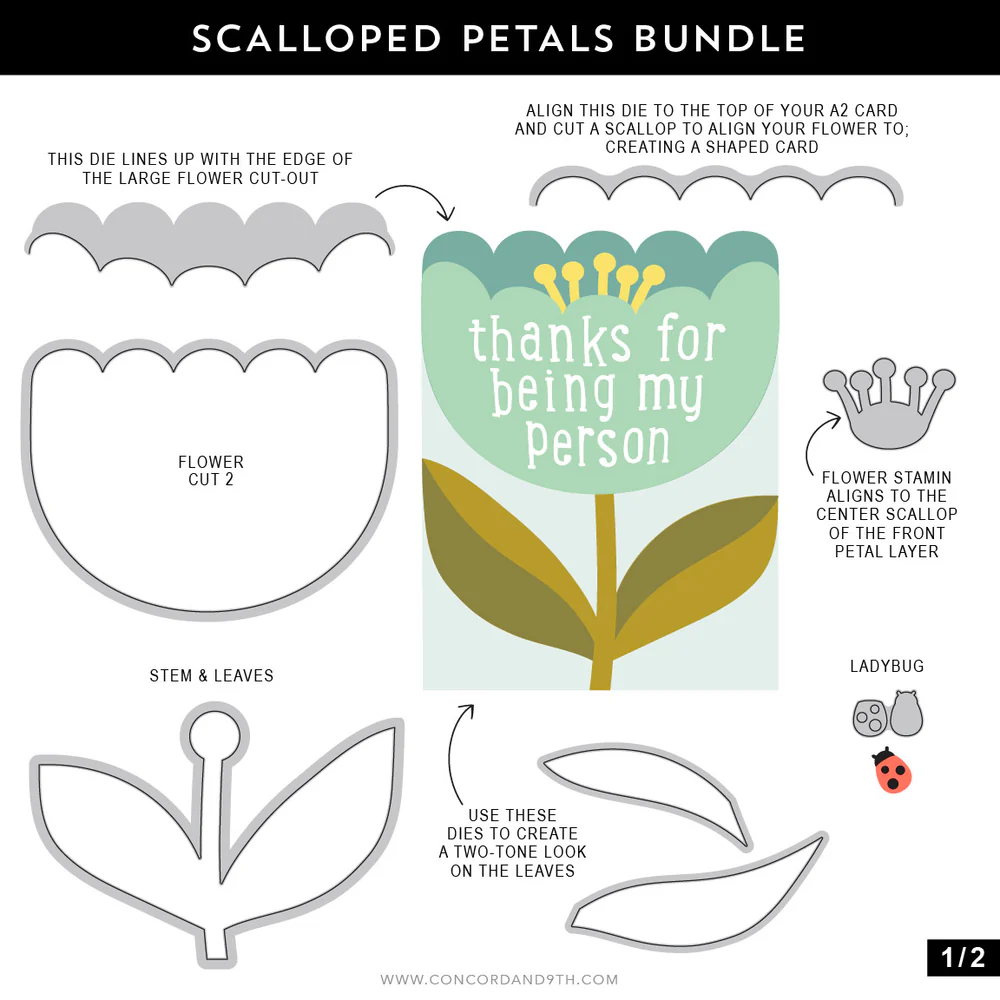 Scalloped Petals Dies 