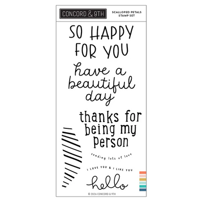 Scalloped Petals Stamp Set 