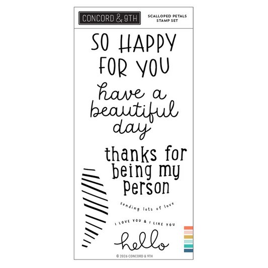 Scalloped Petals Stamp Set 
