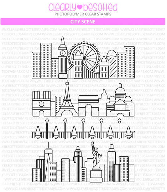 City Scene Stamp Set