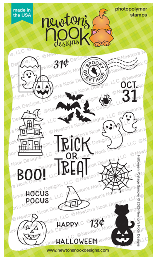 Halloween Postage Sampler Stamp Set