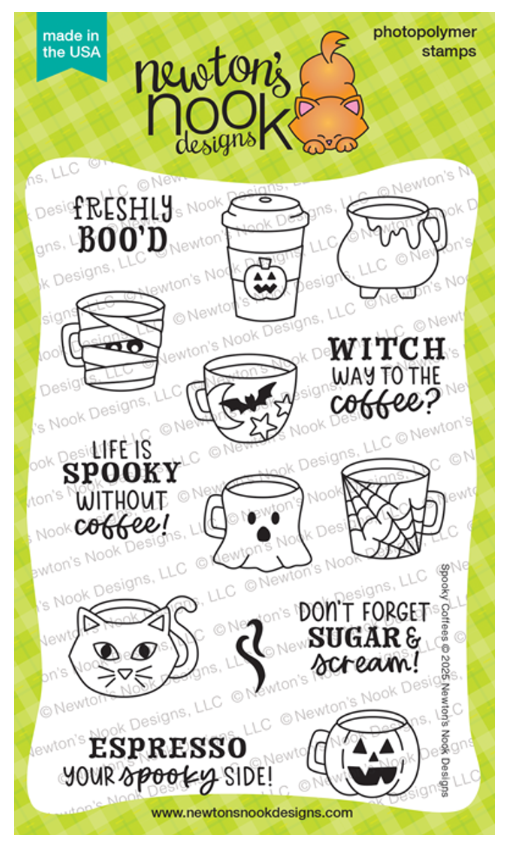 Spooky Coffees Stamp Set