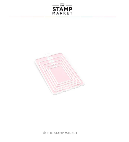 Scalloped Edge Tag Dies 
