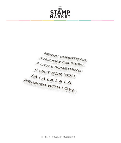 To From Tag Stamp Set