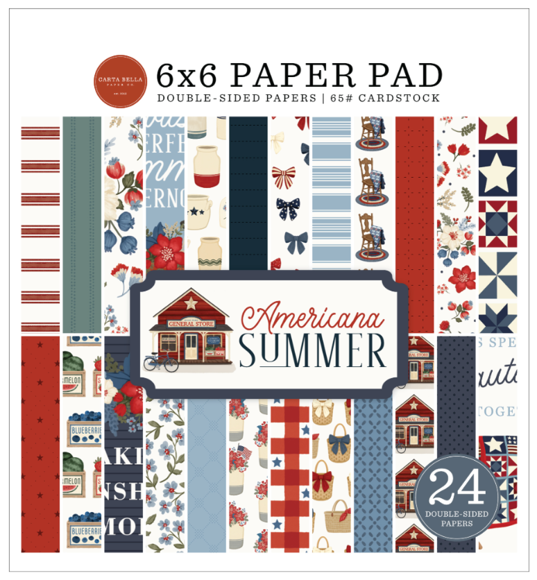 Americana Summer 6x6 Paper Pad