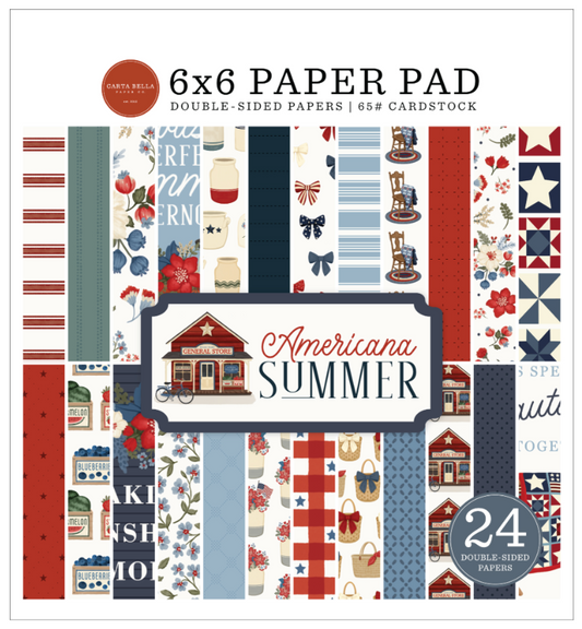 Americana Summer 6x6 Paper Pad