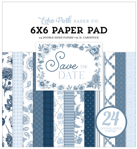 Save The Date 6x6 Paper Pad