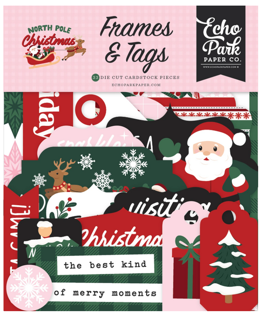 North Pole Christmas Frames & Tags