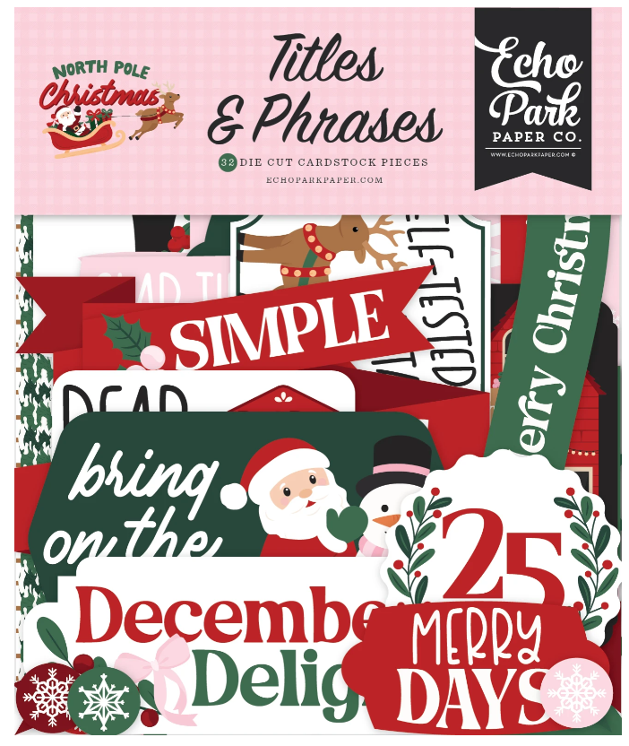 North Pole Christmas Titles & Phrases