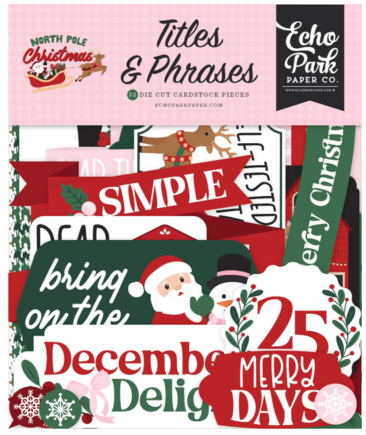 North Pole Christmas Titles & Phrases