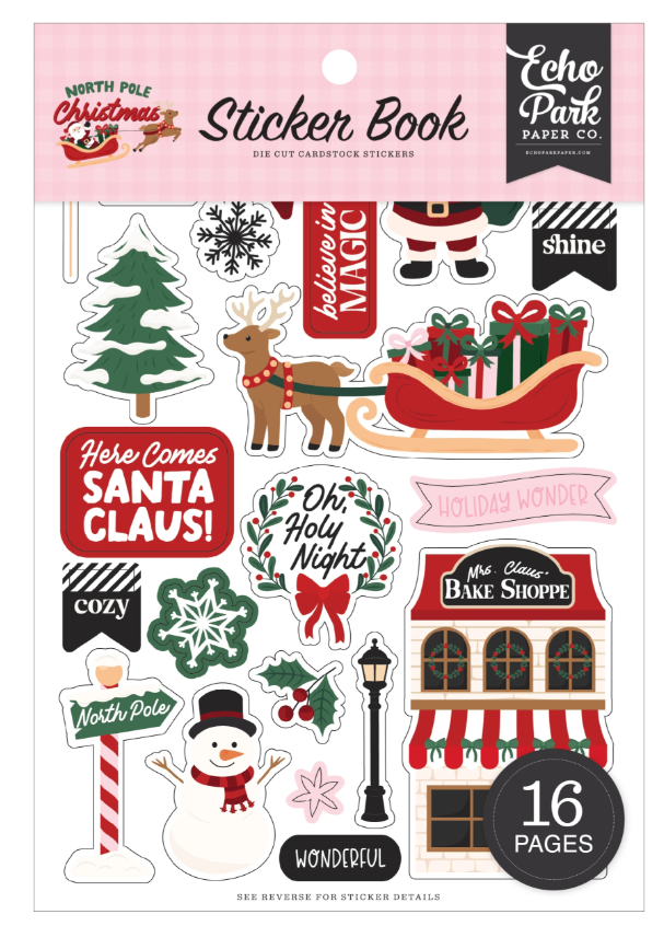 North Pole Christmas Sticker Book