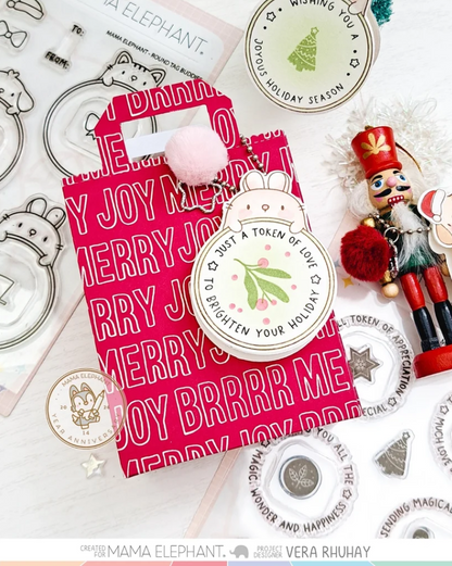 Round Tag Buddies Stamp Set