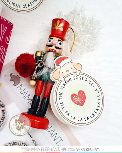 Round Tag Sentiments Stamp Set