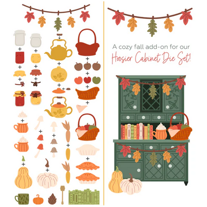Lovely Layers: Hoosier Cabinet Fall Add-On Honey Cuts