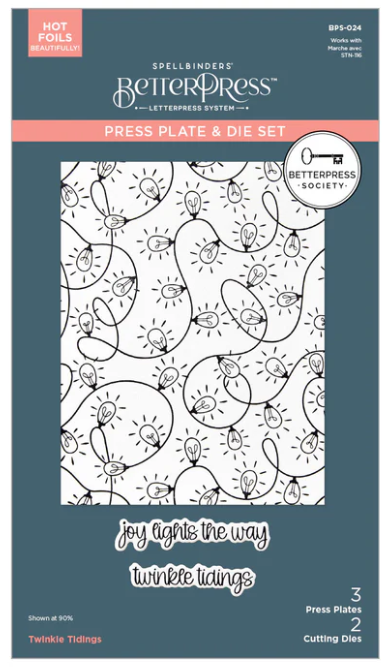 Twinkle Tidings Press Plate & Die Set