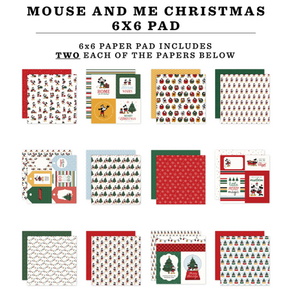 Mouse And Me Christmas 6x6 Paper Pad
