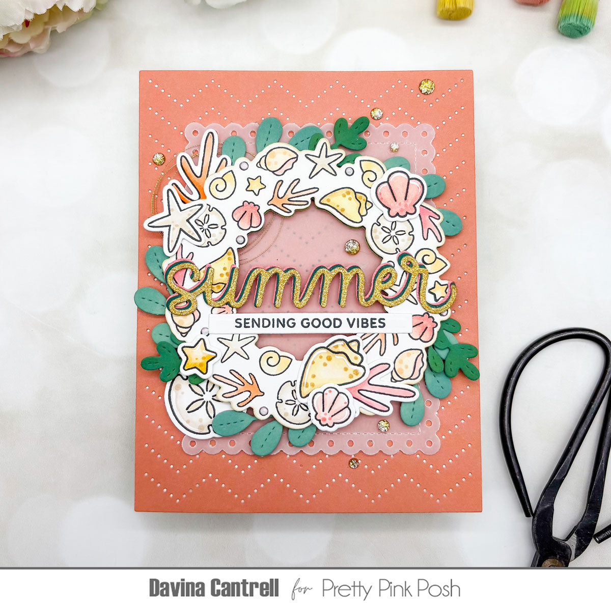 Seashell Wreath Stamp Set