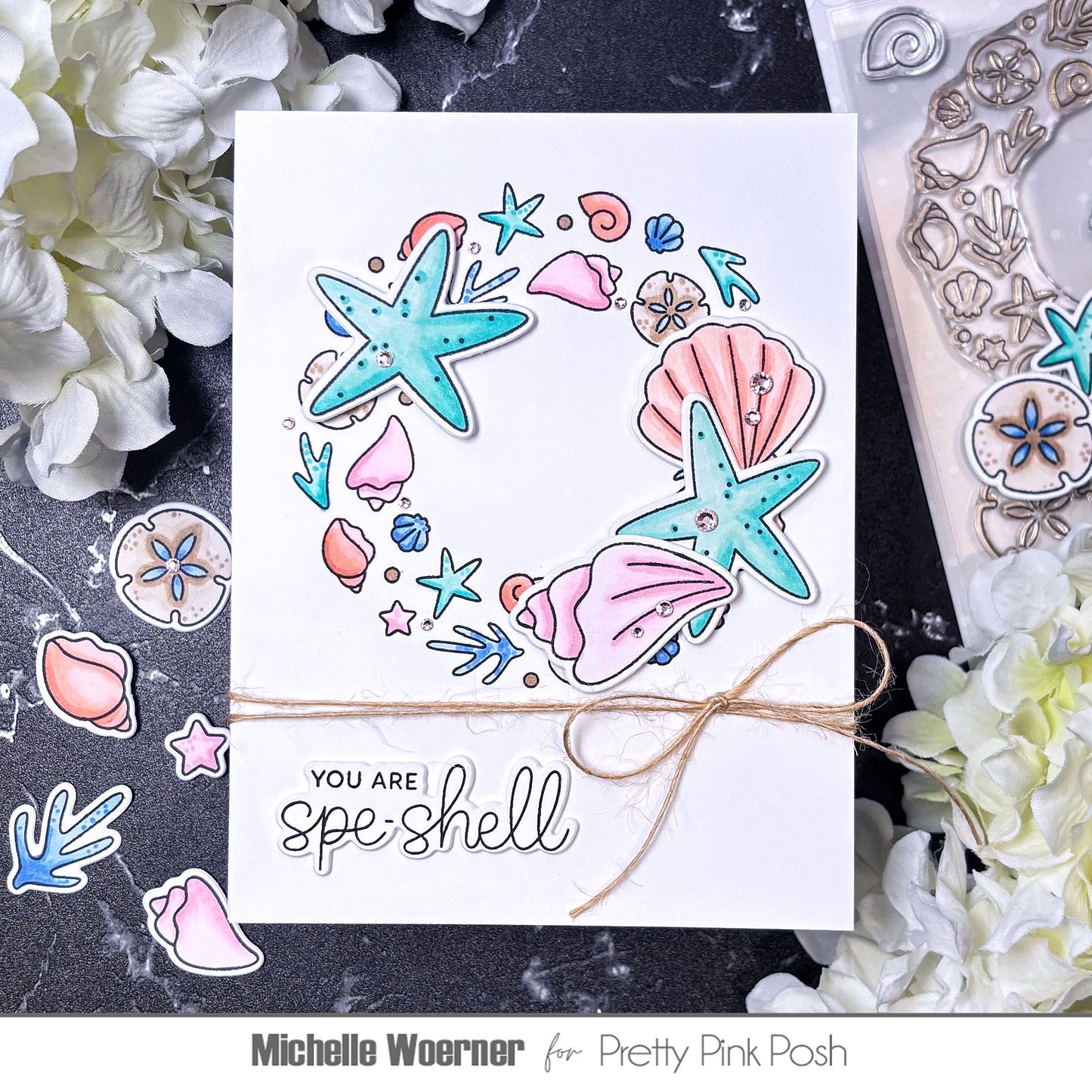 Seashell Wreath Stamp Set