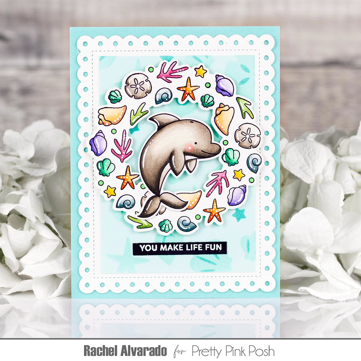 Seashell Wreath Stamp Set