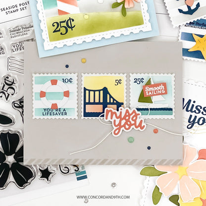 Seaside Post Stencil Pack