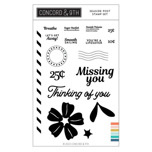 Seaside Post Stamp Set