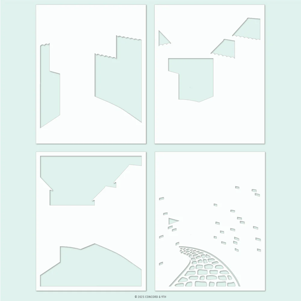Seaside Stencil Pack