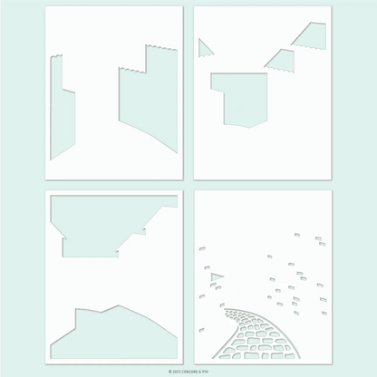 Seaside Stencil Pack