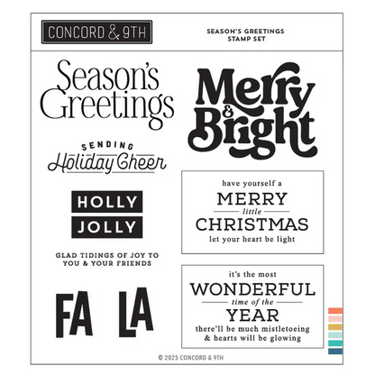 Season's Greetings Stamp Set