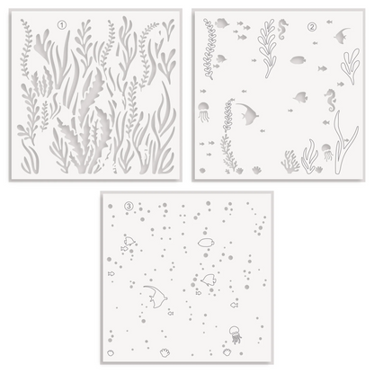 Undersea Jamboree Stencil Set