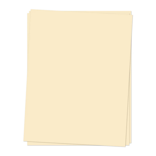 8.5 x 11 Cardstock: Shortbread