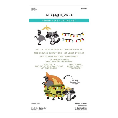 Deck the Dumpster Stamp & Die Set 