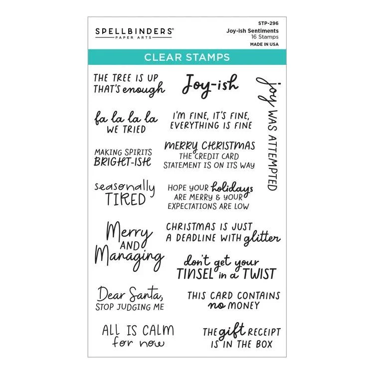 Joy-ish Sentiments Stamp Set 