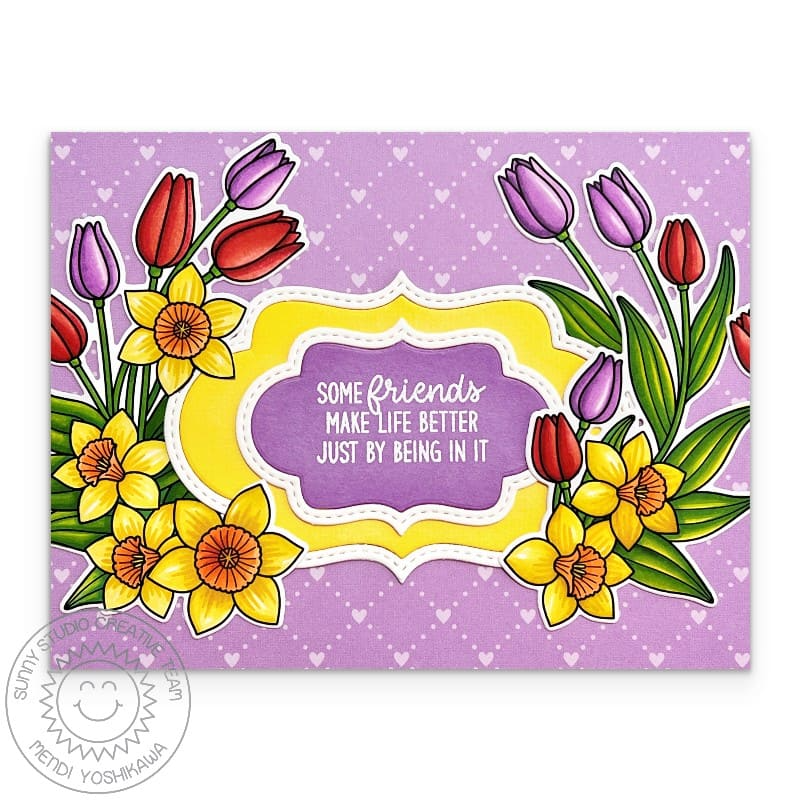 Spring Garland Stamp Set