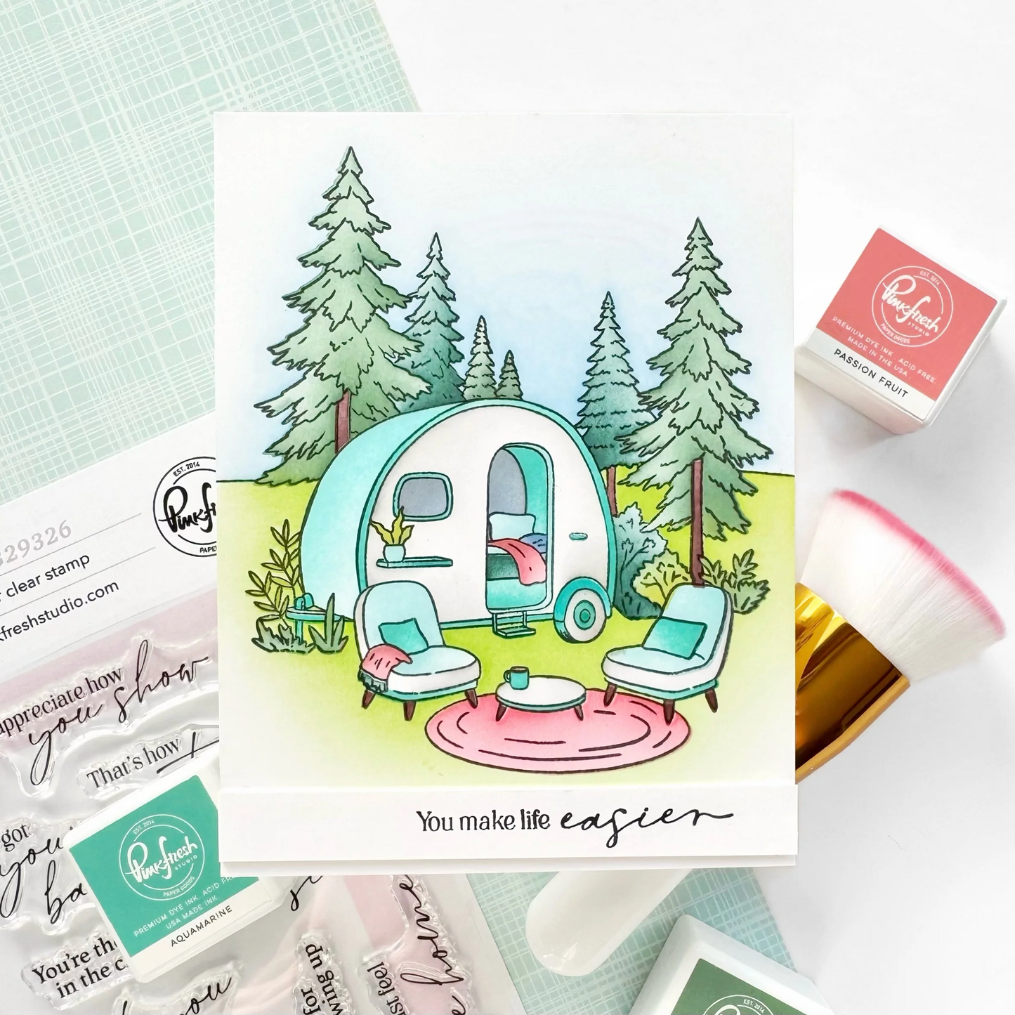 Retro Camp Days Stamp Set 