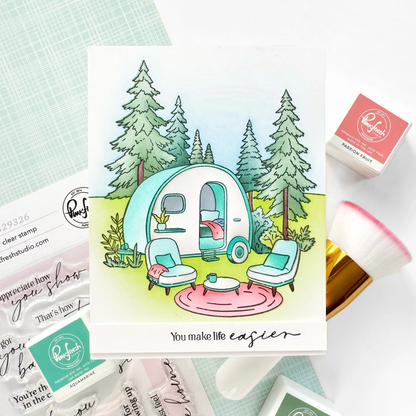 Retro Camp Days Stamp Set 
