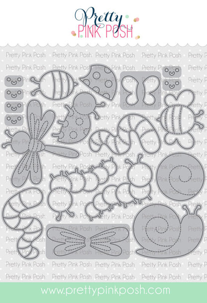Stitched Bugs Dies