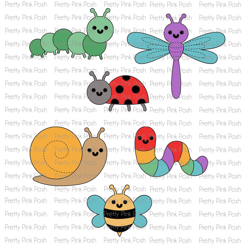 Stitched Bugs Dies