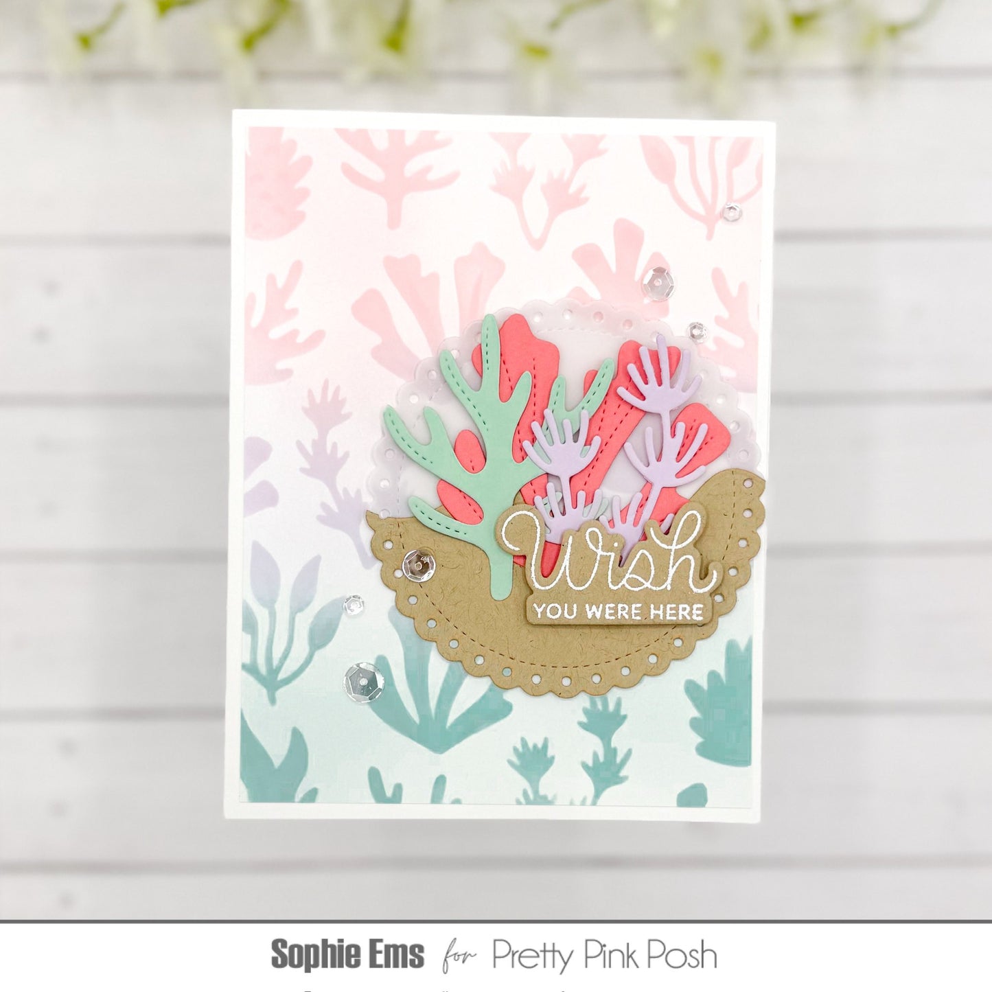 Layered Coral Stencils