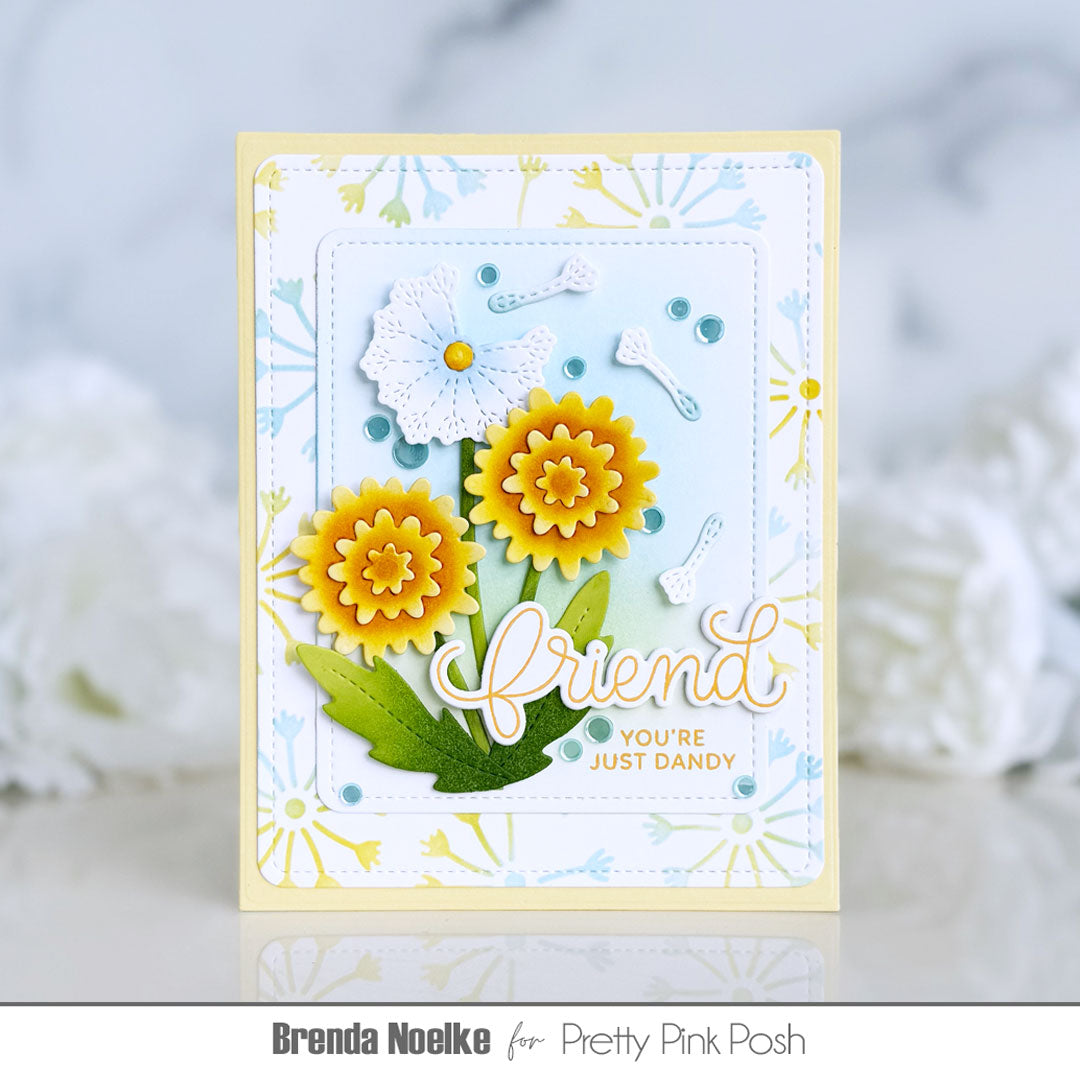 Stitched Dandelions Dies