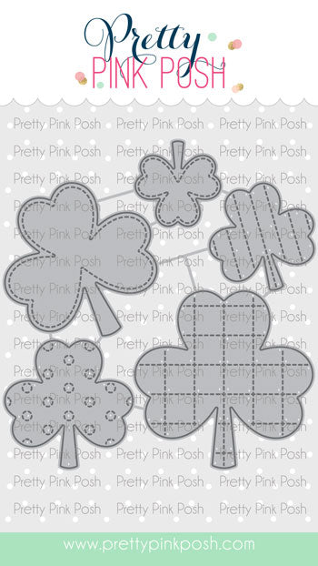Stitched Shamrocks Dies