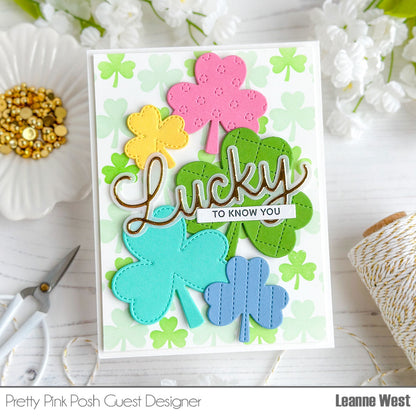 Lucky Script Hot Foil Plate