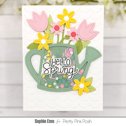 Stitched Spring Flowers Dies