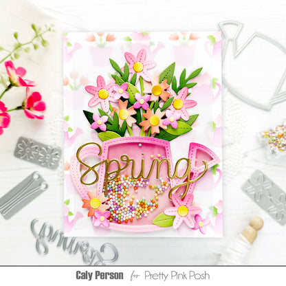 Stitched Spring Flowers Dies