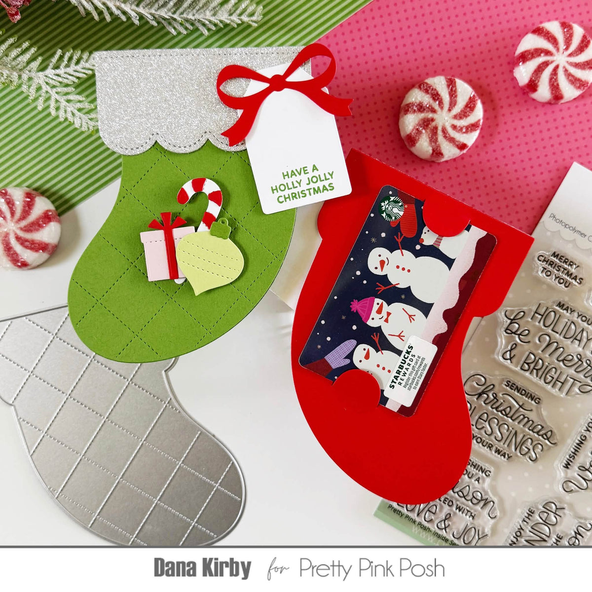 Stocking Gift Card Holder Dies