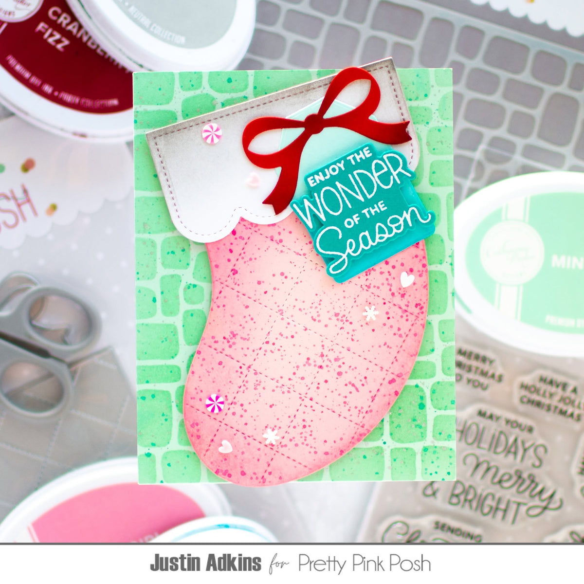 Stocking Gift Card Holder Dies