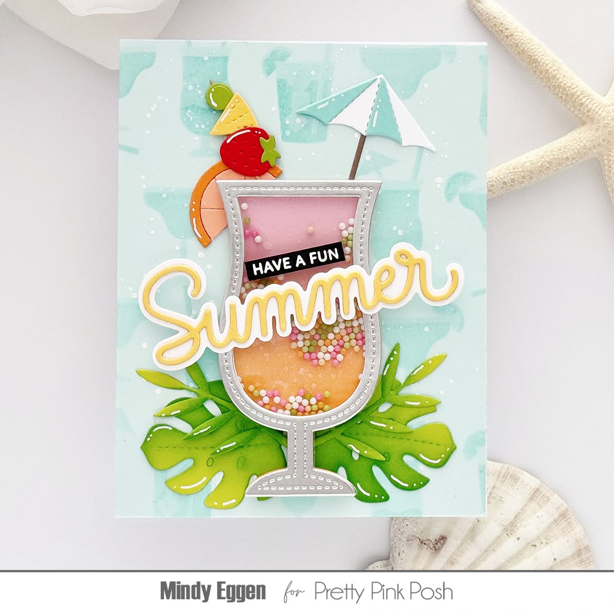 Layered Summer Drinks Stencils