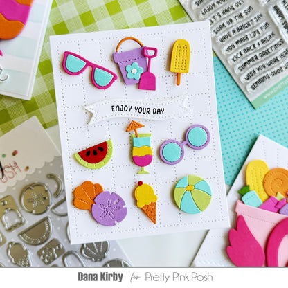 Summer Banner Greetings Stamp Set
